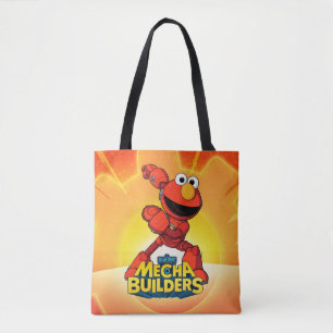 Bolsa Tote Rua Sésamo Mecha Builders Elmo