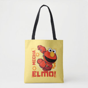 Bolsa Tote Rua Sésamo Mecha Builders Elmo Design