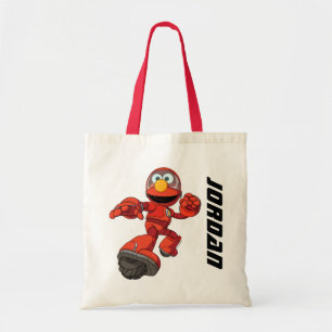 Bolsa Tote Rua Sésamo Mecha Construtor Elmo Adicionar Seu N