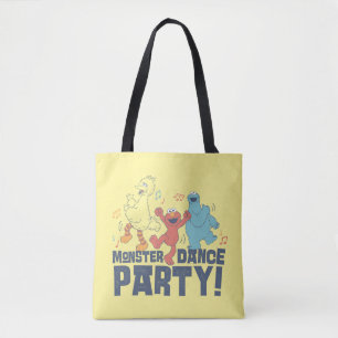 Bolsa Tote Rua Sésamo Monster Dance Party