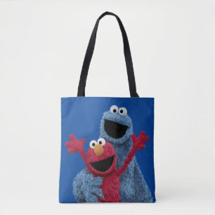 Bolsa Tote Rua Sésamo Monstro Elmo & Cookie