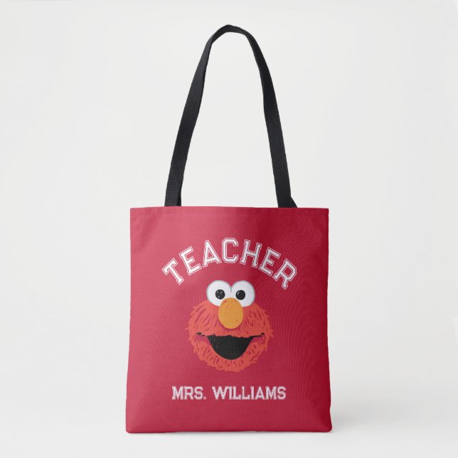 Bolsa Tote Rua Sésamo | Professor Elmo Face (Frente)