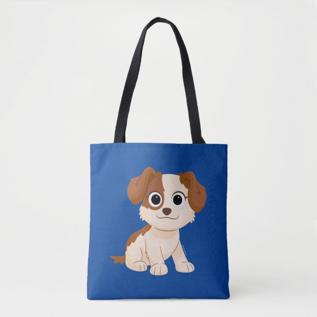 Bolsa Tote Rua Sésamo | Puppy Tango da Elmo (Frente)