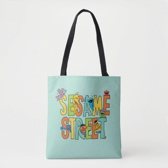Bolsa Tote Rua Sésamo | Sesame Street Tipo Pals (Frente)