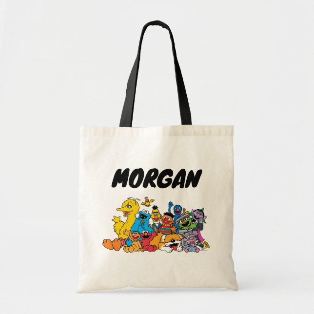 Bolsa Tote Rua Sésamo | Sésamo | Adicionar nome (Frente)