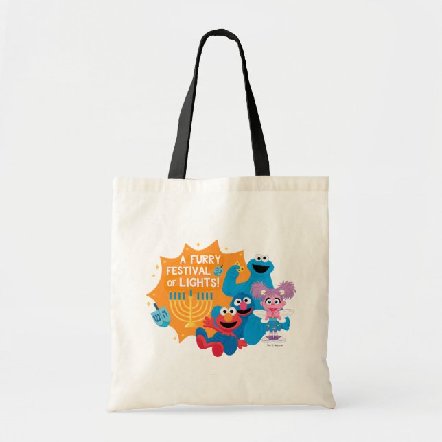 Bolsa Tote Rua Sésamo | Um Festival de Luzes Furtado! (Frente)