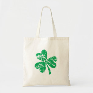Bolsa Tote Rua Verde do Shamrock. Dia de Patrick