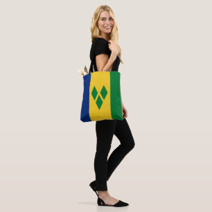 Bolsa Tote Rua Vincent e Bandeira de Granadinas Vincy