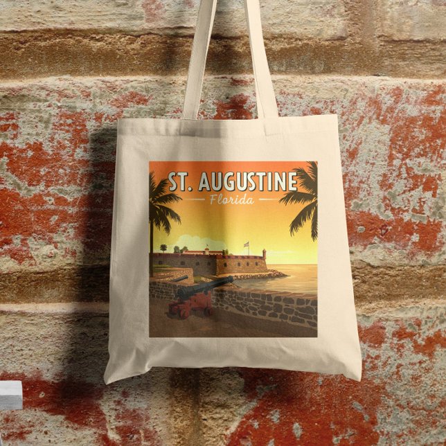 Bolsa Tote Rua Vintage, Augustine, Flórida (Criador carregado)
