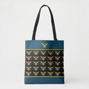 Bolsa Tote RUAS das Ilhas Virgens dos EUA. Ruas Croix. Thoma