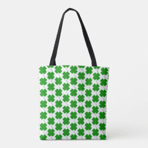 Bolsa Tote Ruas Impressas de Shamrock Lucky.Patrick