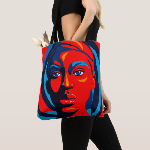 Bolsa Tote Ruby em vermelho devastador