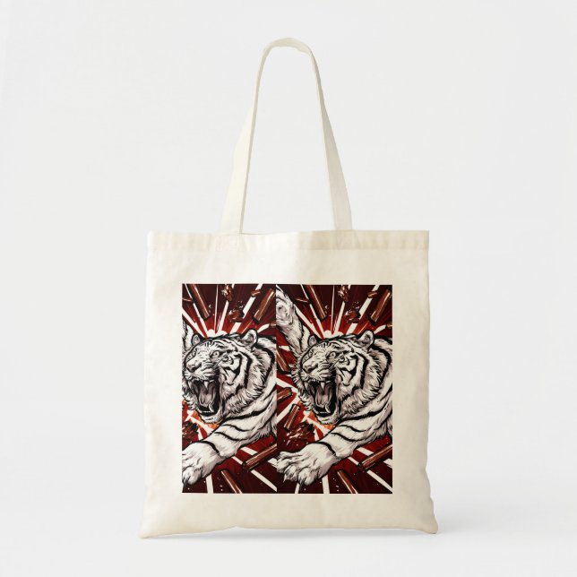 Bolsa Tote Rugir Através do Silêncio (Frente)