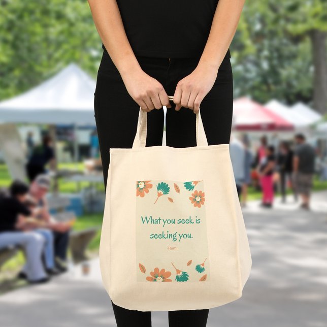 Bolsa Tote Rumi Buscando citação (Criador carregado)