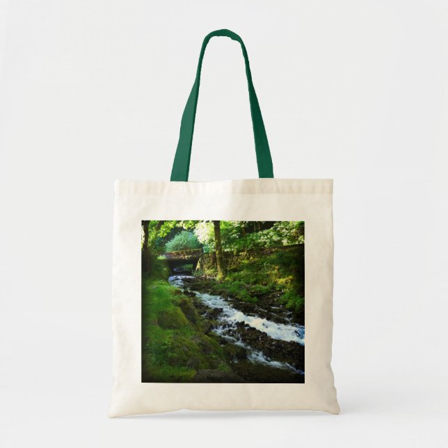 Bolsa Tote Runoff de Wahkeena Falls, Oregon (Frente)