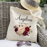 Bolsa Tote Rustic Floral Bridesmaid Personalizada<br><div class="desc">Confira mais de 200 estilos populares de sacos de tote de casamento da coleção "Bags de Tote de Casamento" do meu compro. sacos de tote de casamento, sacos de tote florais, sacos de tote florais, floral rústico, sacos de tota rústicos, nome, sacos de tote personalizados, sacos de tote de chá...</div>