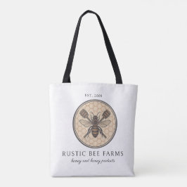 Bolsa Tote Rustic Honey Bee Beekeeper Apiary