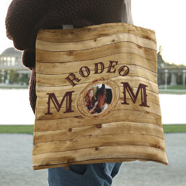 Bolsa Tote Rustic Wood Western Rodeo - Foto da Mãe