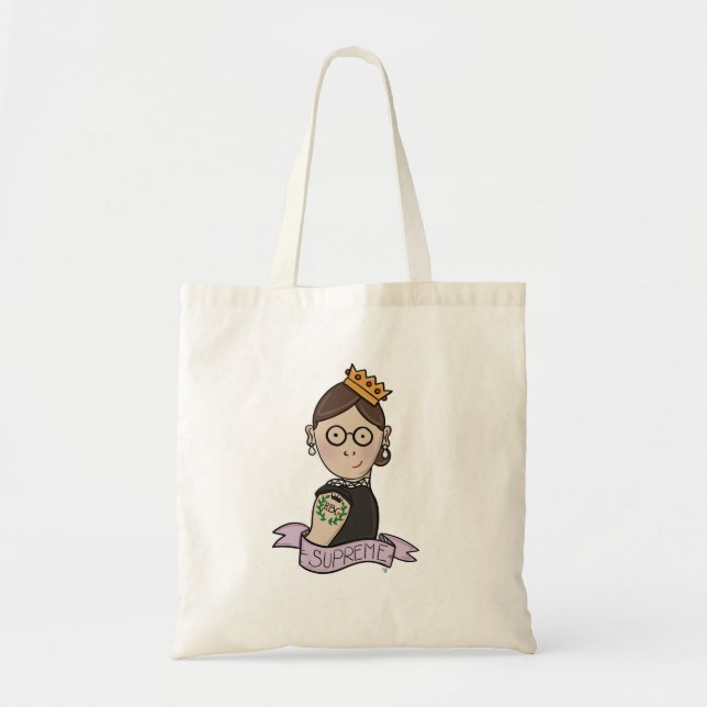 Bolsa Tote Ruth Bader Ginsburg, RBG notório (Frente)