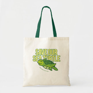 Bolsa Tote S.O.S salvar nossa tartaruga de mar Totebag