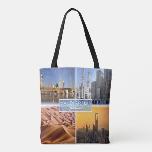 Bolsa Tote SA Arábia Saudita - Mesquita - Meca - Rub Al Khali