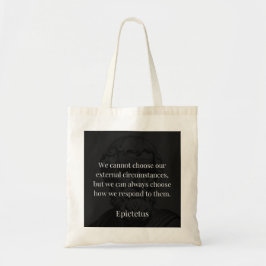 Bolsa Tote Sabedoria de Epictetus: empoderamento através da r