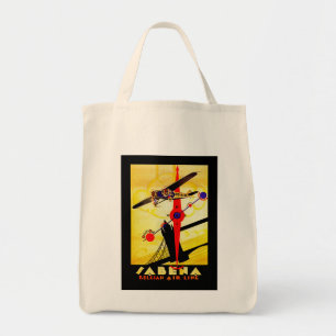 Bolsa Tote Sabena Art Deco Compass