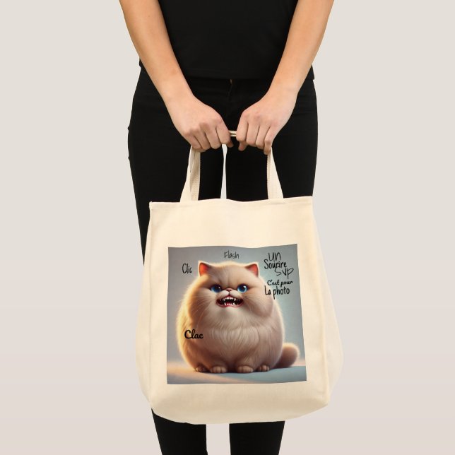 Bolsa Tote Sac chat  (Frente (produto))