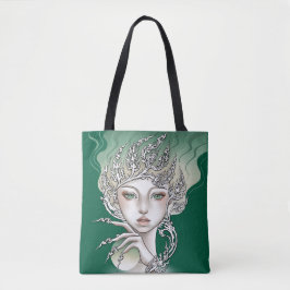 Bolsa Tote Sac fourre-tout Déesse des arbres vert