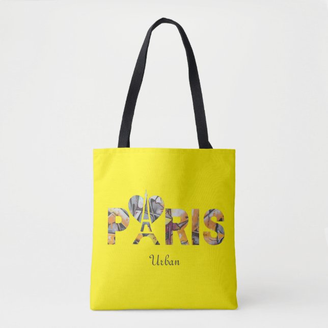Bolsa Tote Sac fourre-tout - J'aime Paris - Street Art Urban (Frente)