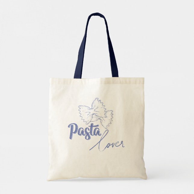Bolsa Tote Sac fourre-tout - Pasta Lover – Accessoire foodie (Verso)
