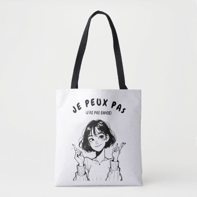 Bolsa Tote Sac personnalisable à message (Frente)