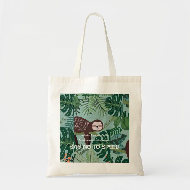 Bolsa Tote Sac quatro-tout devagar (Frente)
