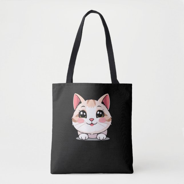 Bolsa Tote Saca Cute Kawaii Animal (Frente)