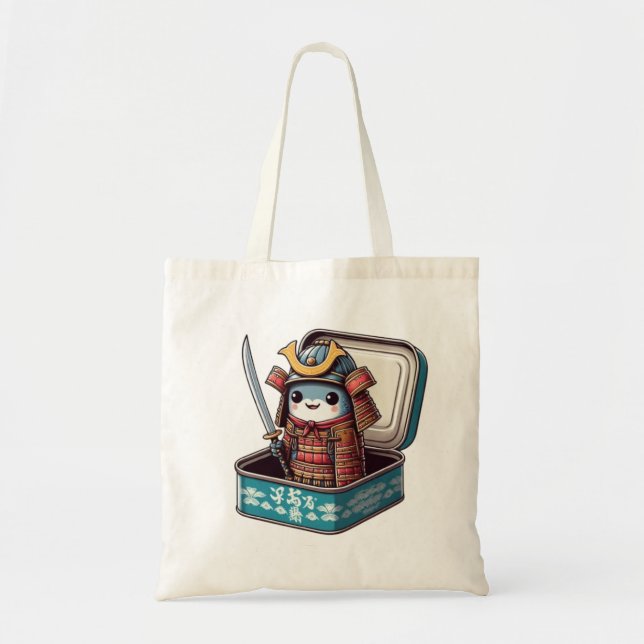 Bolsa Tote Saca da Guerreira Sardinha Samurai (Frente)