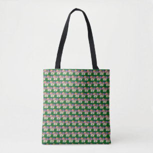 Bolsa Tote Saca da Natureza de Cogumelo Florestal Colorido