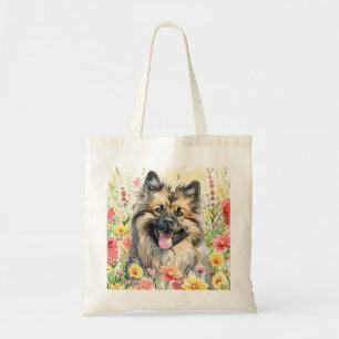 Bolsa Tote Saca de água-forte Keeshond