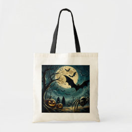 Bolsa Tote Saca de Algodão Orçamento Assustador de Halloween