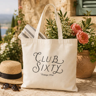 Bolsa Tote Saca de Aniversário Vintage Club Sixty