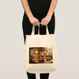 Bolsa Tote Saca de Apreciação de Professor Esquilo da Bibliot