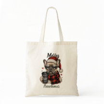 Saca de Bolso Festivo do Bulldog Francês