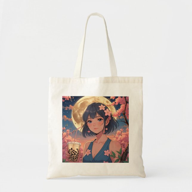 Bolsa Tote Saca de Bolso Flor de Luar (Frente)