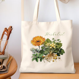 Bolsa Tote Saca de Calêndula Herbalista Naturalista