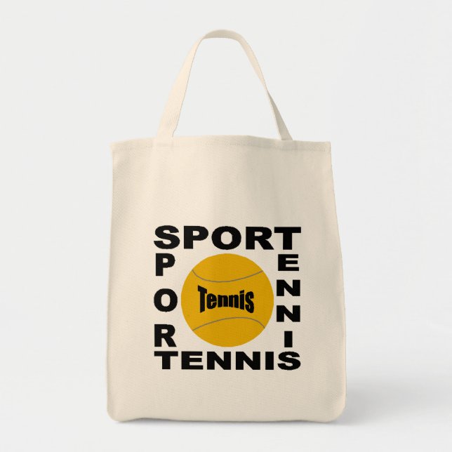 Bolsa Tote Saca de Compras  ESPORTE  TÊNIS (Frente)