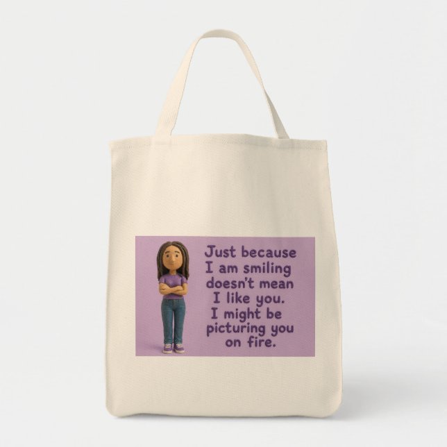 Bolsa Tote Saca de Compras Maria Malandra (Frente)
