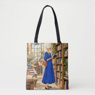 Bolsa Tote Saca de compras para amantes de livros A Lifetime 