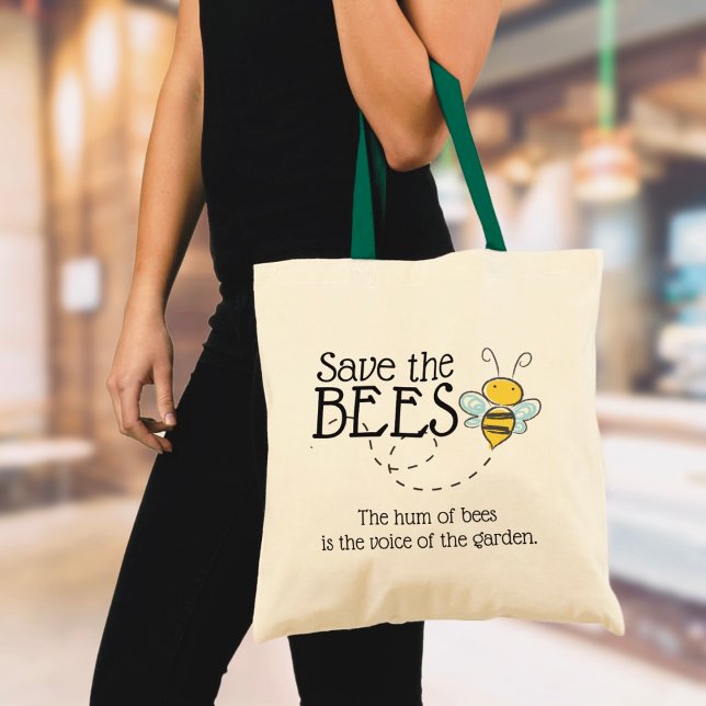 Bolsa Tote Saca de compras Salve as Abelhas (Criador carregado)