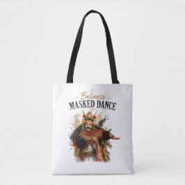 Bolsa Tote Saca de Dança Mascarada Balinesa