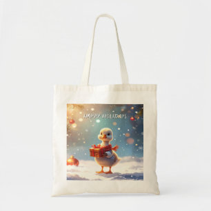 Bolsa Tote Saca de Férias do Pequeno Pato