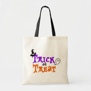 Bolsa Tote Saca de Halloween Assustador para Doces ou Travess